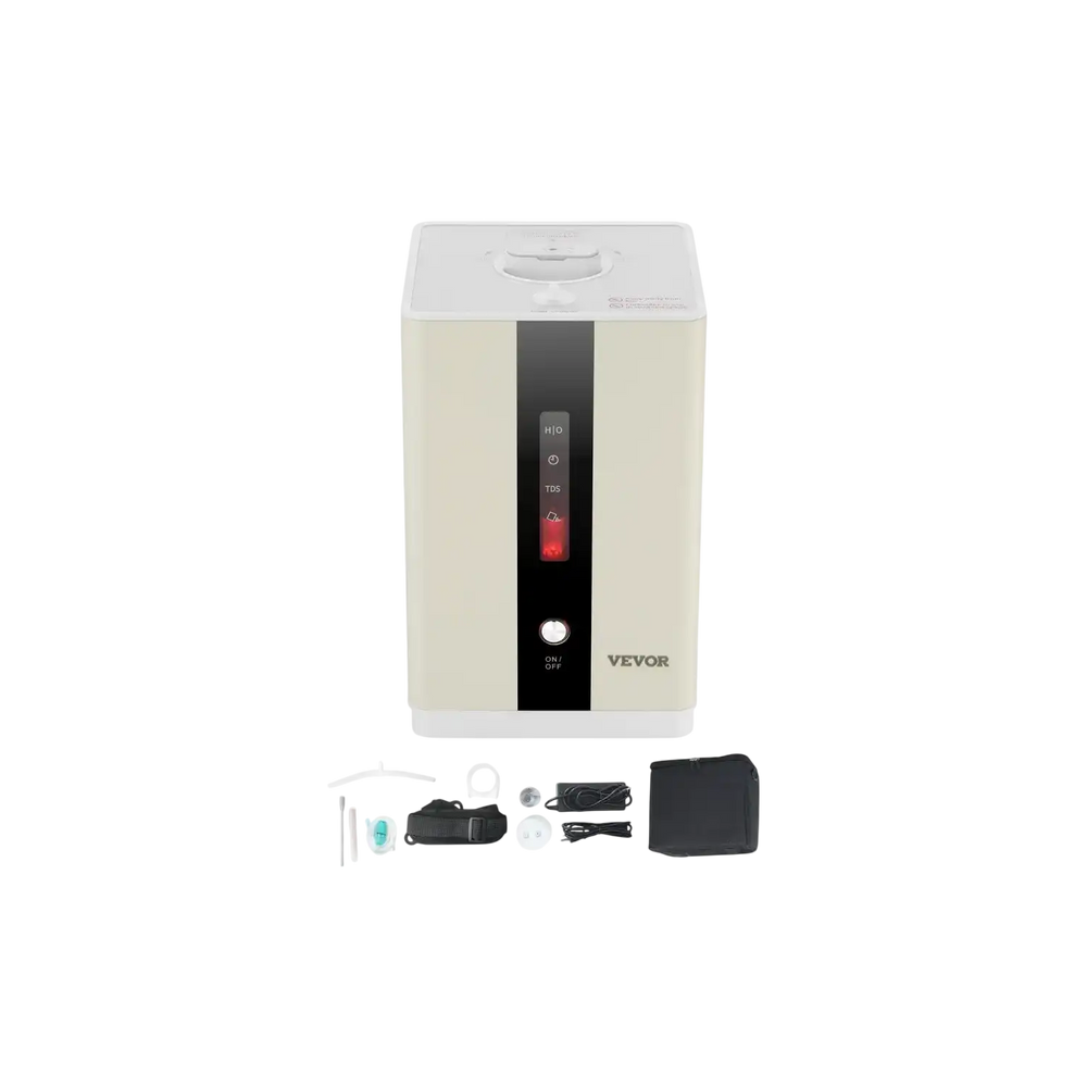 Vevor Hydrogen Inhalation Machine High Purity Dual Port 225 ml/min New