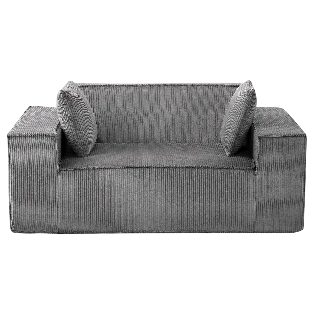 Vevor Loveseat Sofa 63 in. Corduroy with Pocket Springs New