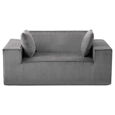 Vevor Loveseat Sofa 63 in. Corduroy with Pocket Springs New