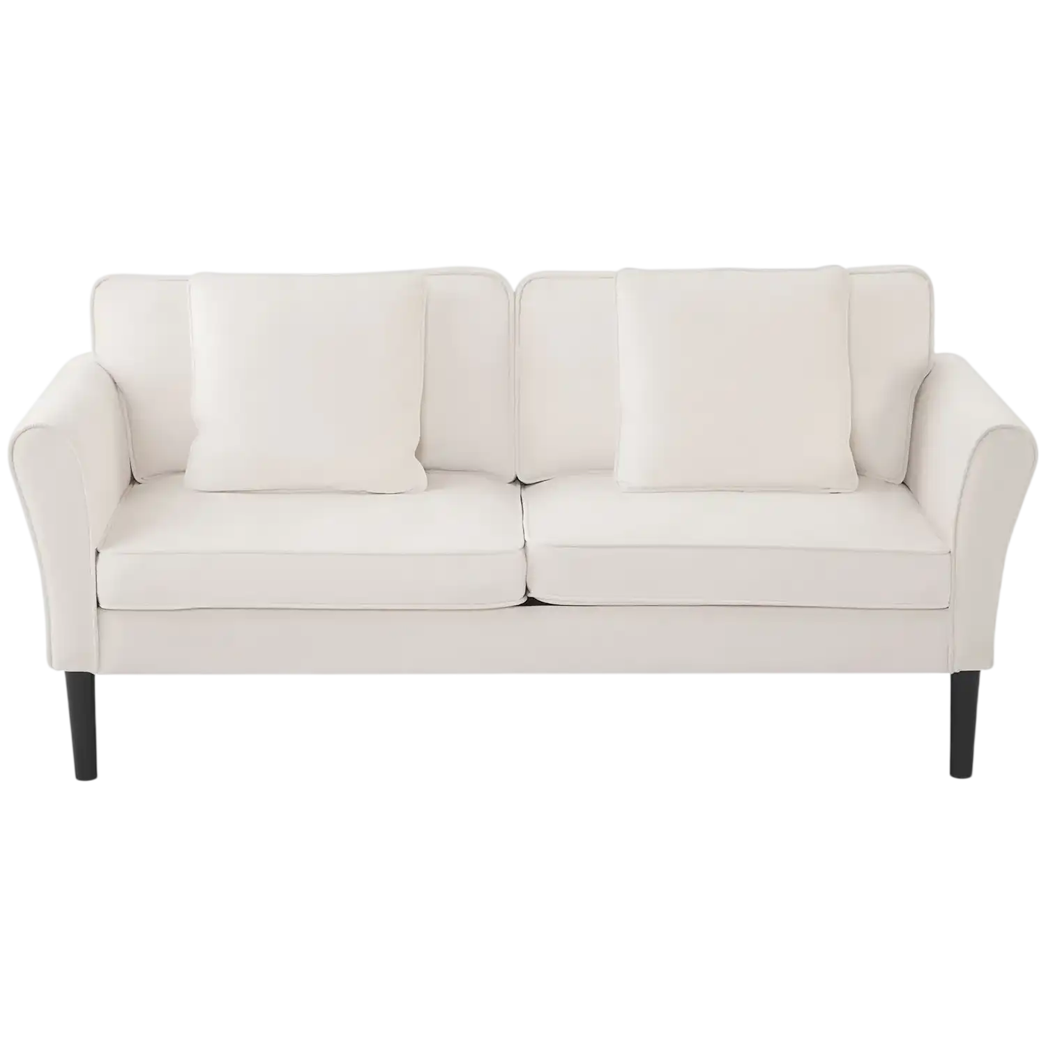 Vevor Loveseat Sofa 69 in. Velvet Fabric Sinuous Spring 700 lb. Capacity New