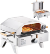 Vevor Pizza Oven 2-in-1 Grill 13 in. Gas Fired with Built-in Thermometer Cordierite Pizza Stone New