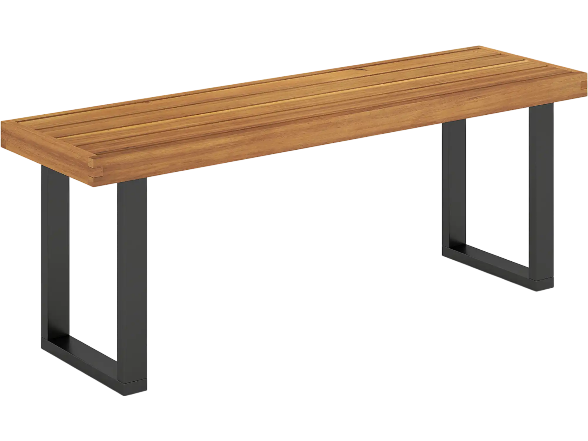 Costway Acacia Wood Outdoor Patio Dining Bench 48