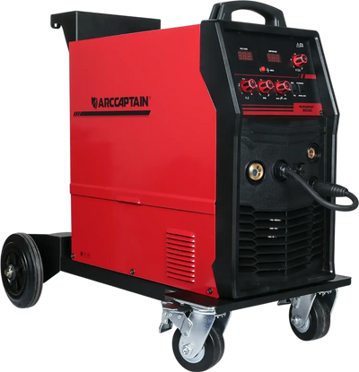 Arccaptain MIG300 5-in-1 Industrial Welder with Integrated Trolley 250 Amp 240V New