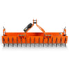 84" Heavy Duty Soil Pulverizer,  Single Spiked Roller,  29 Shanks,  Category 1 and 2,  3 Point Hitch Tractor Attachment,  TSP84