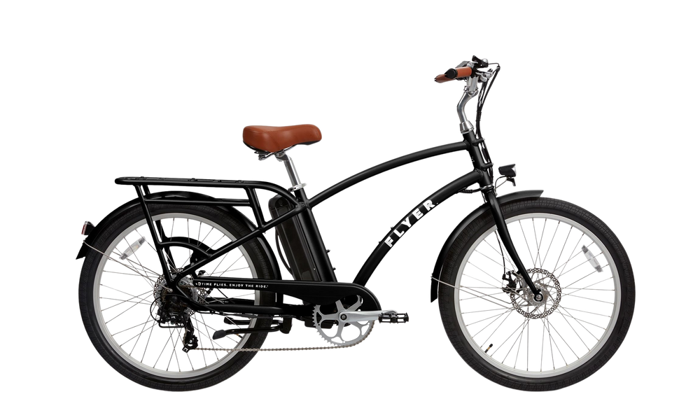 Radio Flyer Cruiser and Step-Thru Electric Bicycle 7 Speed 26" 350W Motor 20 MPH 40 Mile Range 48V 9.8Ah Lithium Battery New