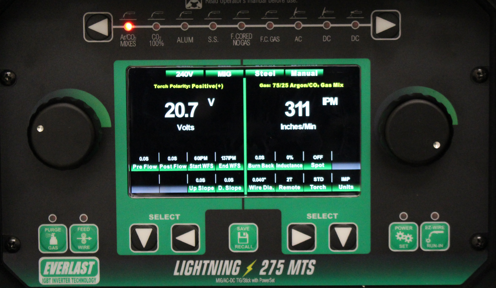 Lightning MTS 275 TIG Pulse with TIG Package