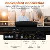 88-key keyboard piano set with adjustable stand, featuring USB MIDI connection for apps and dual speakers for clear.