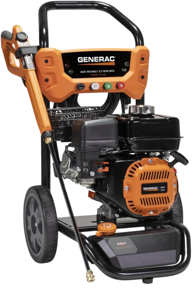 Generac 8913 Pressure Washer with Soap Tank 3400 PSI 2.7 GPM Residential Gas New