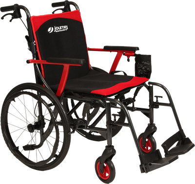 Journey So Lite C2 Ultra Lightweight Wheelchair with Padded Seat and Dual Hand Brakes 08970 New