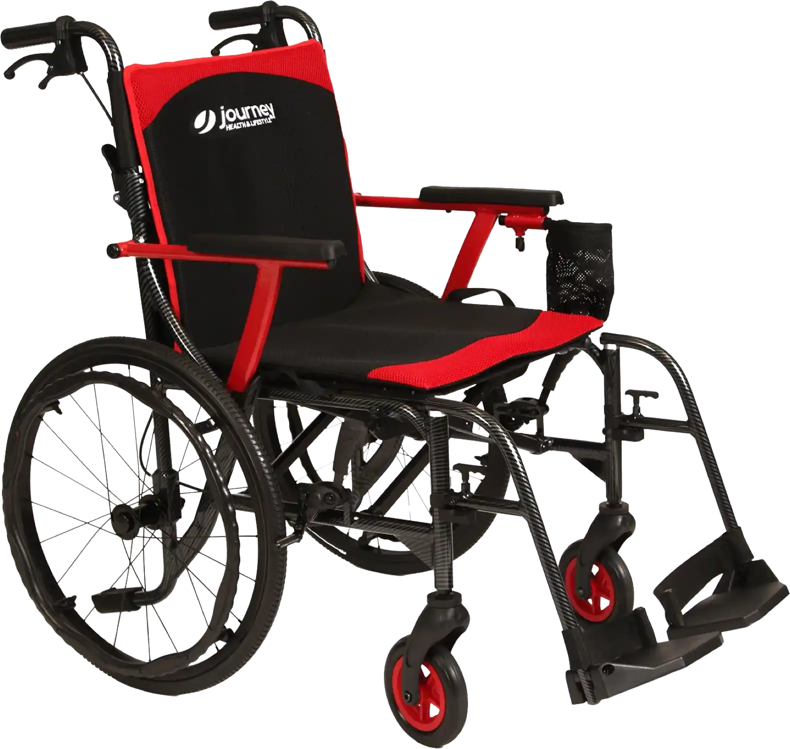 Journey So Lite C2 Ultra Lightweight Wheelchair with Padded Seat and Dual Hand Brakes 08970 New