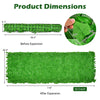 Artificial ivy privacy fence measuring 118 x 39 inches, expandable to cover 32.3 sq. ft, ideal for outdoor decor.