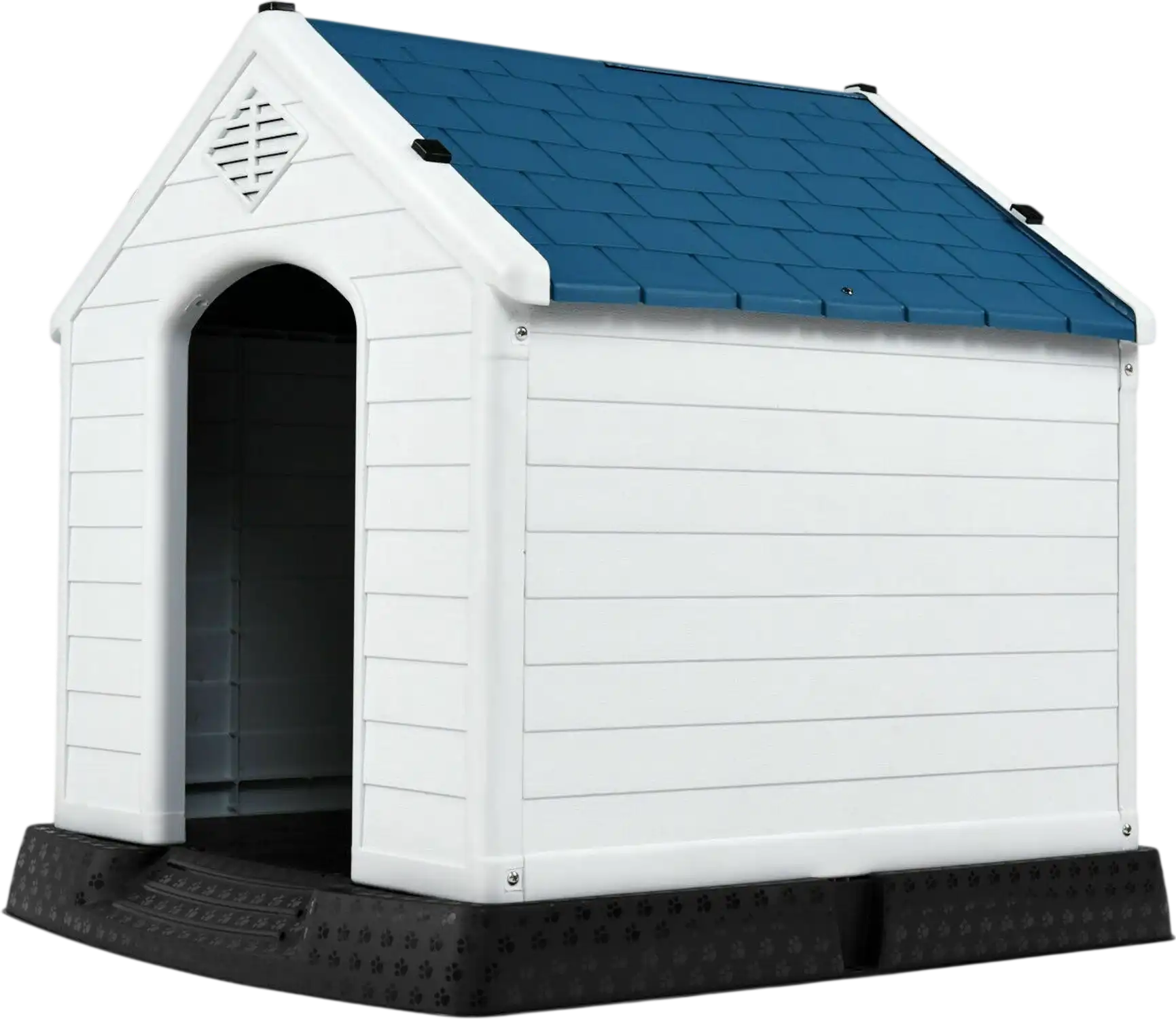Costway Plastic Dog House w/ Ventilation & Fastening Device 04517693 New