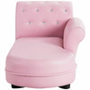 Pink Armrest Relax Chaise Lounge Kids Sofa with gem-studded backrest, perfect for slumber parties and reading.