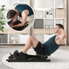 Home gym multifunction squat fitness machine with ergonomic cushion, adjustable height, and stable design for core.
