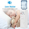 5-gallon hot and cold water cooler dispenser with child safety lock, ideal for home and office use.