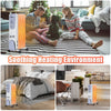 1500W oil-filled radiator with adjustable thermostat and wheels, ideal for cozy heating in living rooms and bedrooms.