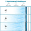 41-inch evaporative air cooler with 3 wind modes and speeds, designed for efficient cooling and quiet operation.