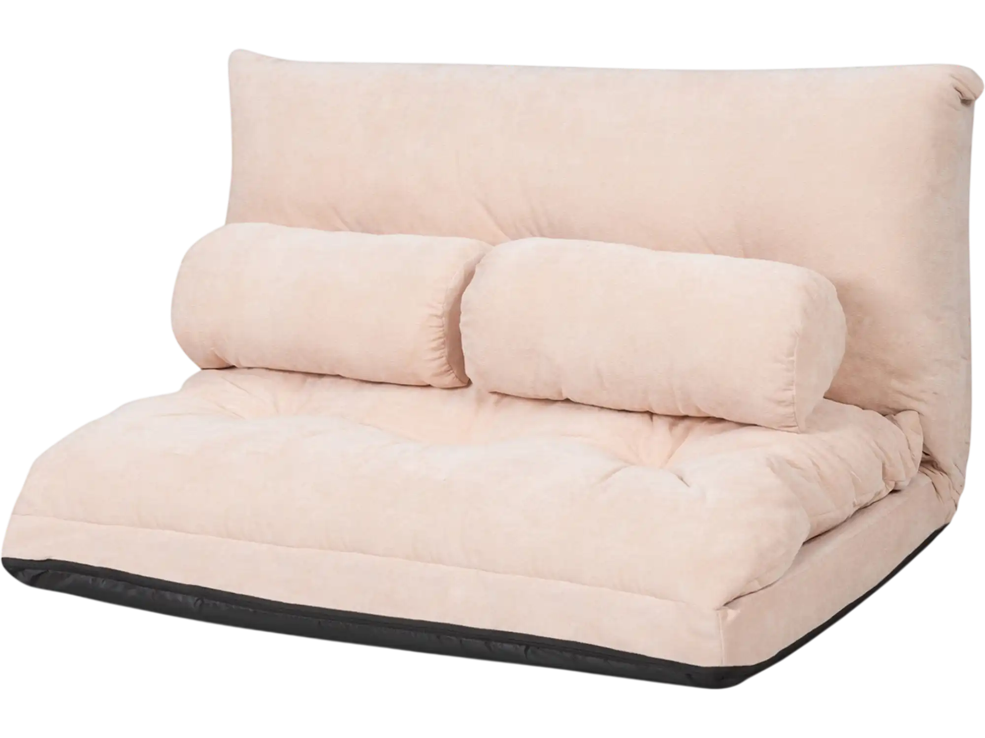 Costway 6-Position Adjustable Sleeper Lounge Floor Chair w/ 2 Pillows 52371840 New