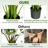 5 feet artificial Monstera deliciosa tree with 15 large leaves, stable pot, perfect for indoor and outdoor decoration.