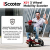 iScooter X01 Mobility Scooter 3 Wheels