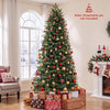 8 FT Pre-Lit Artificial Christmas Tree with Globe LED Lights - Gallery View 1 of 10