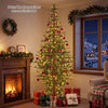 8 FT Pre-Lit Artificial Christmas Tree with 250/290/330 Warm White LED Lights - Gallery View 1 of 11