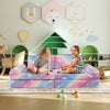 8 Pieces Modular Kids Play Couch Glow in the Dark Toddler Sectional Sofa-Multicolor - Gallery View 1 of 10