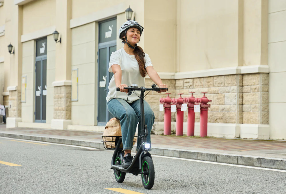 GoPowerBike Go Flow Electric Scooter Sit Down Foldable 350W 16 MPH 18 Mile Range New