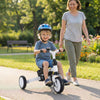 8-in-1 Folding Kids Tricycle with Removable Canopy and Push Handle-Gray - Gallery View 1 of 10