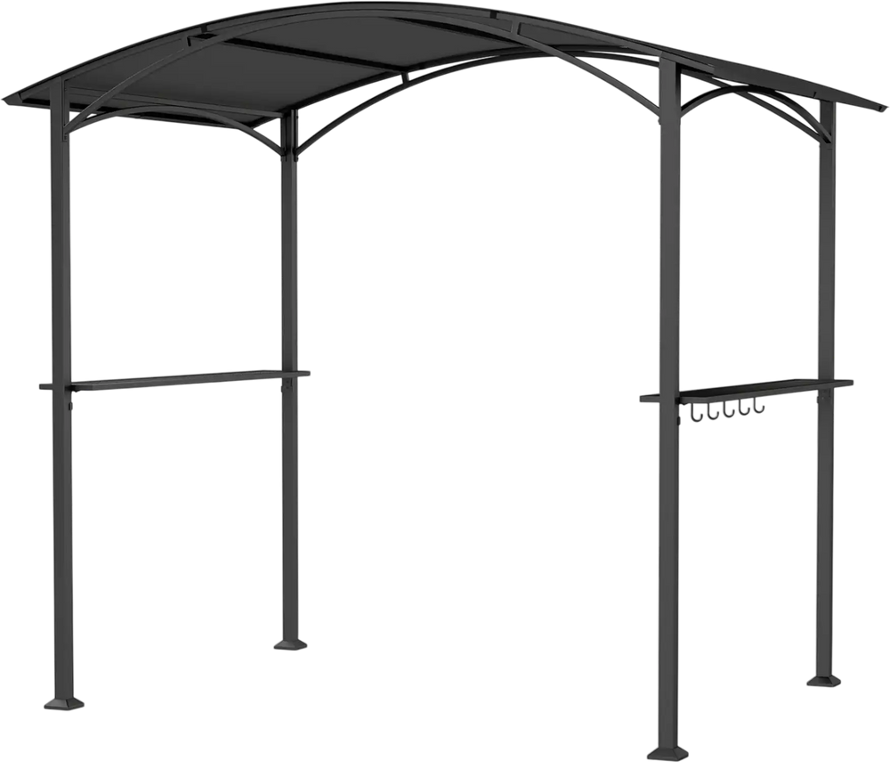8 x 5 x 7 FT Grill Gazebo Outdoor BBQ Canopy with Metal Frame - Gallery View 1 of 10