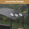 8 x 5 x 7 FT Grill Gazebo Outdoor BBQ Canopy with Metal Frame - Gallery View 8 of 10