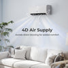 Airtural Series 9100 BTU mini split AC with 4D air supply, designed for comfort in large rooms up to 450 sq.ft.