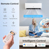 Airtural Series 9100 BTU mini split AC with remote control, WiFi enabled, for efficient cooling and heating in large.