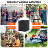91 Qt insulated food pan carrier in black, ideal for parties, picnics, and camping with customizable shelf slots.