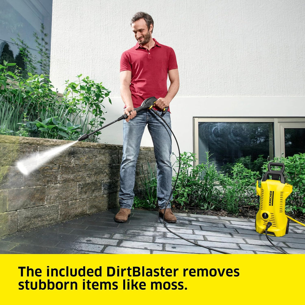 Karcher K2 Power Control Electric Pressure Washer 1700 PSI 1.4 GPM with 2 Lances New