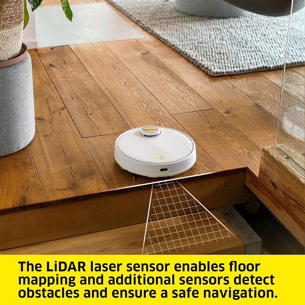 Karcher RCV 3 Robot Vacuum with Mop Function LiDAR Remote App Control New