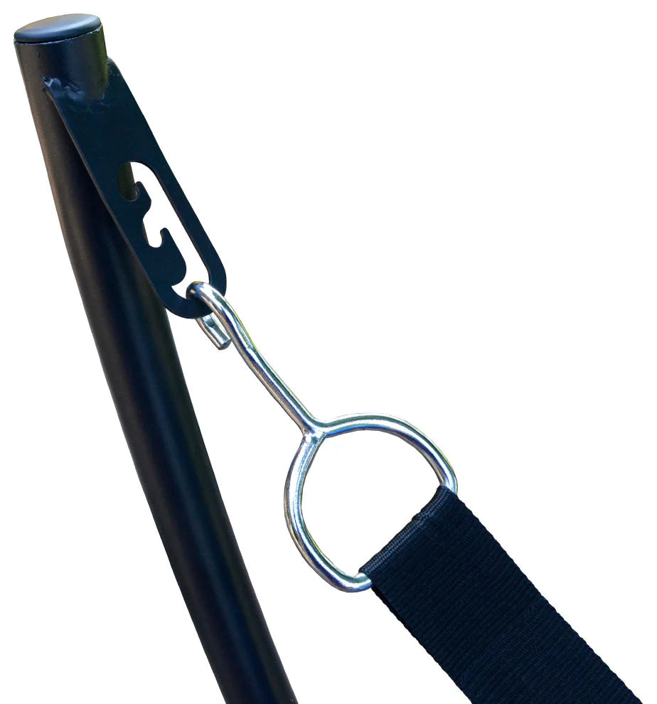 Algoma Padded Hammock Olefin Fabric and Steel Arc Stand New