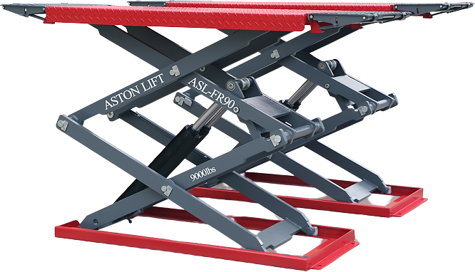 Aston Technologies ASL-FR9011 Full-Rise Scissor Lift 9,000 Lbs 72