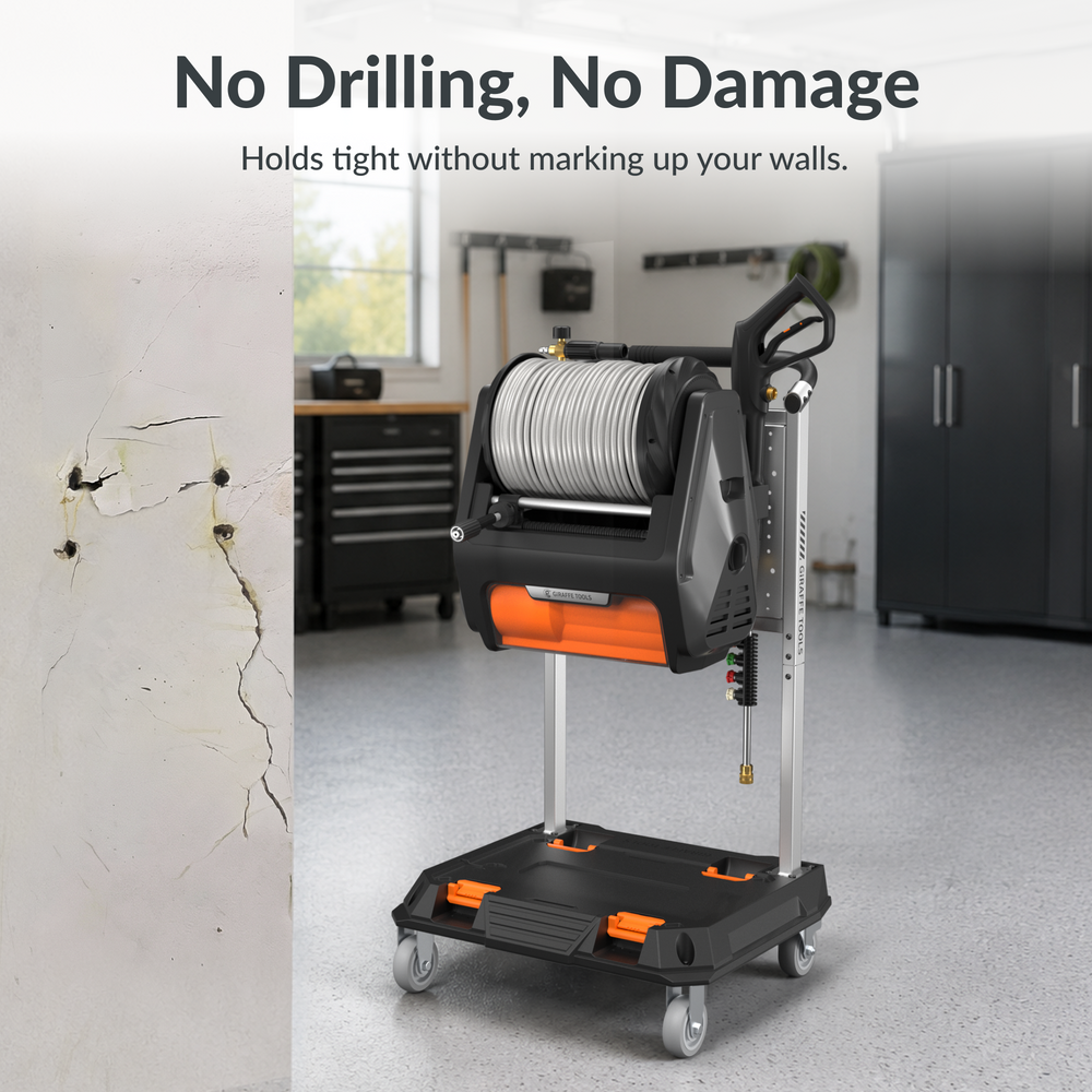 Giraffe Tools Mobile Pressure Washing Station 3700 PSI 100ft New