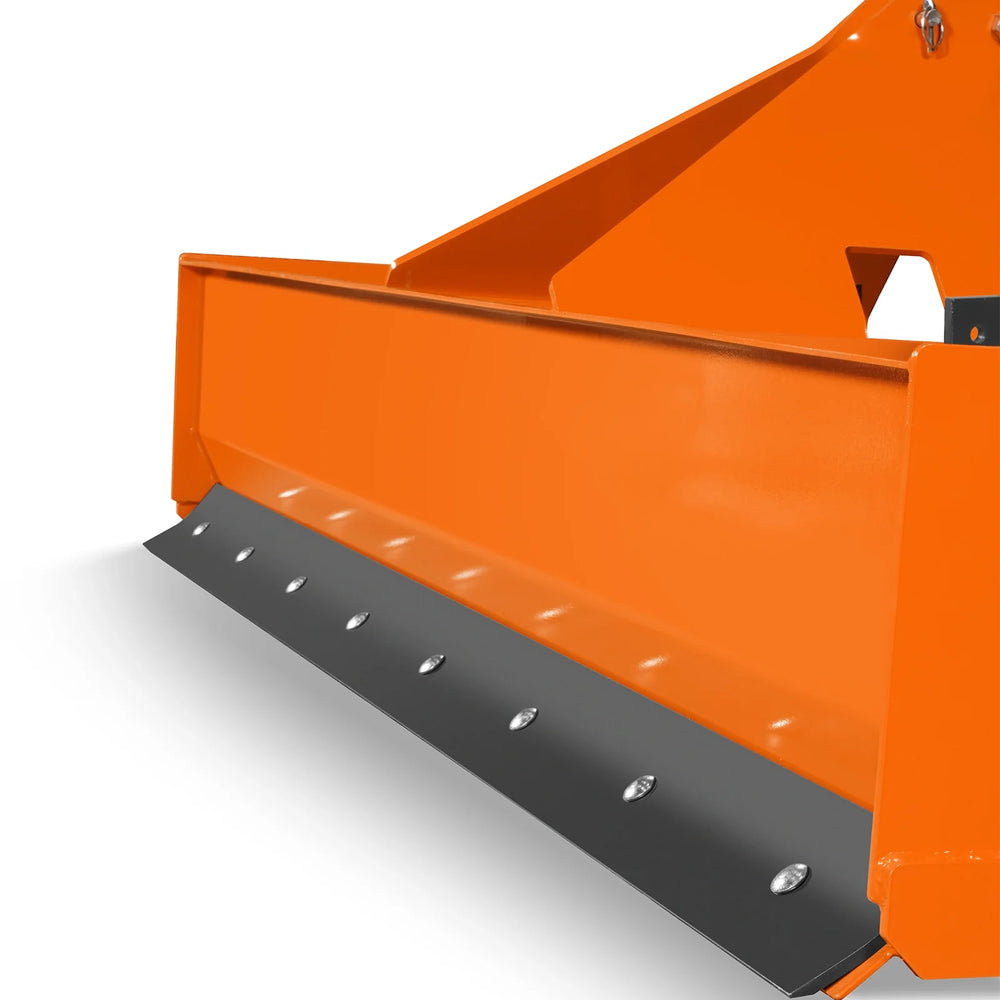 96" Box Blade Scraper with 8 Shanks 3 Point Hitch Tractor Attachment,  BB96