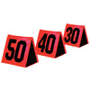 JayPro Football Sideline Markers Goal to 50 Set of 11 New