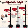 Gothic cat tree with adjustable height, featuring 5 tiers, cozy condo, and sisal scratching posts for playful cats.