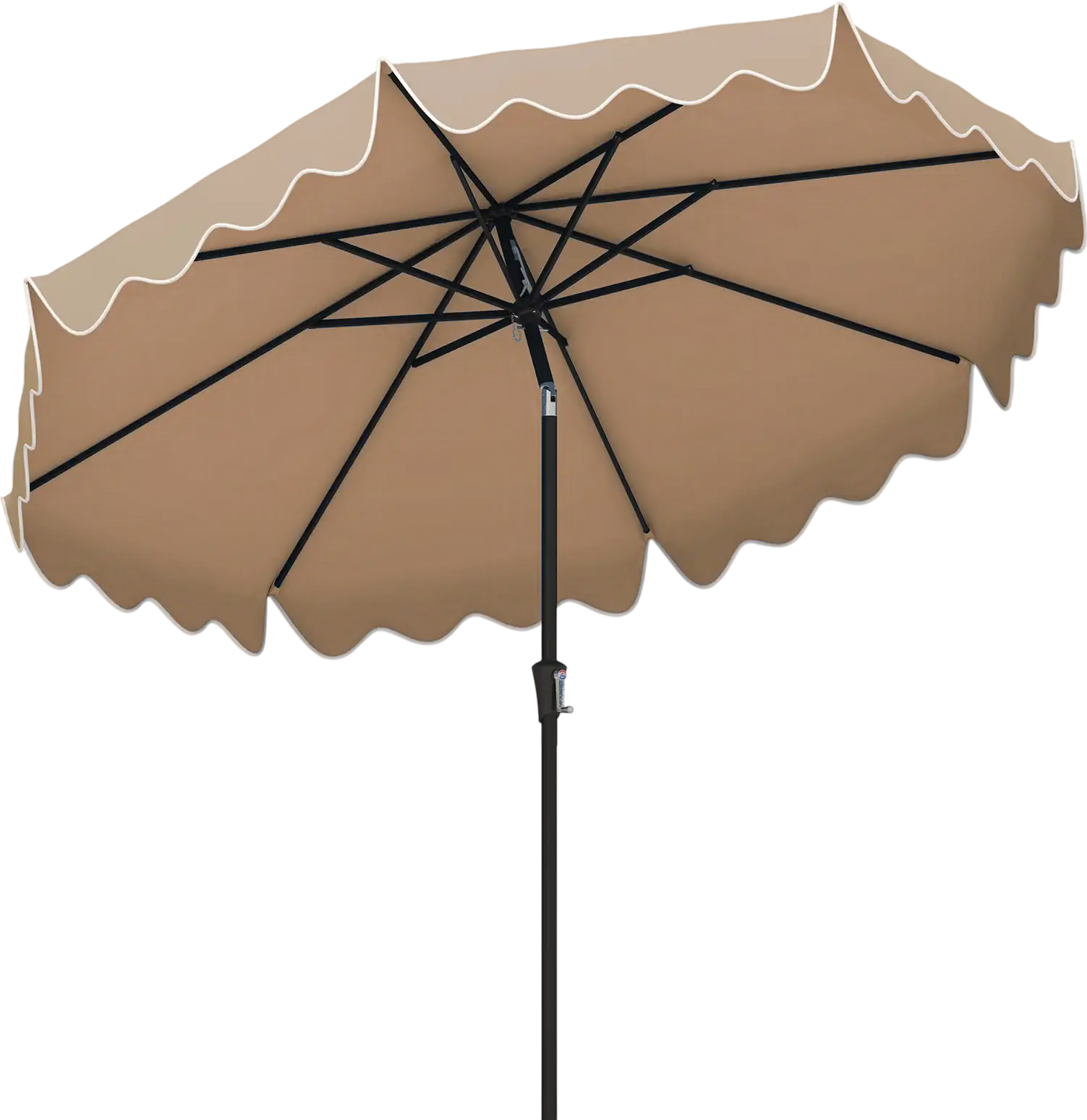 Costway 9' Patio Umbrella Crank Handle Push Button Tilt 38247659 New