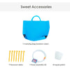 Carrying bag, stakes, hose assembly kit, and repair patches for the inflatable bounce house water slide.