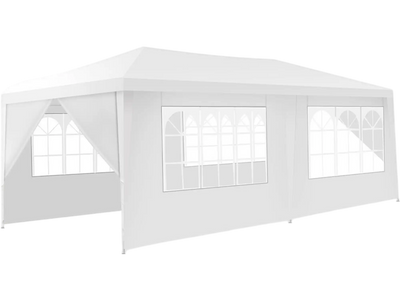 Costway 10' x 20' Canopy Tent w/ 6 Sidewalls Carry Bag 72861954 New