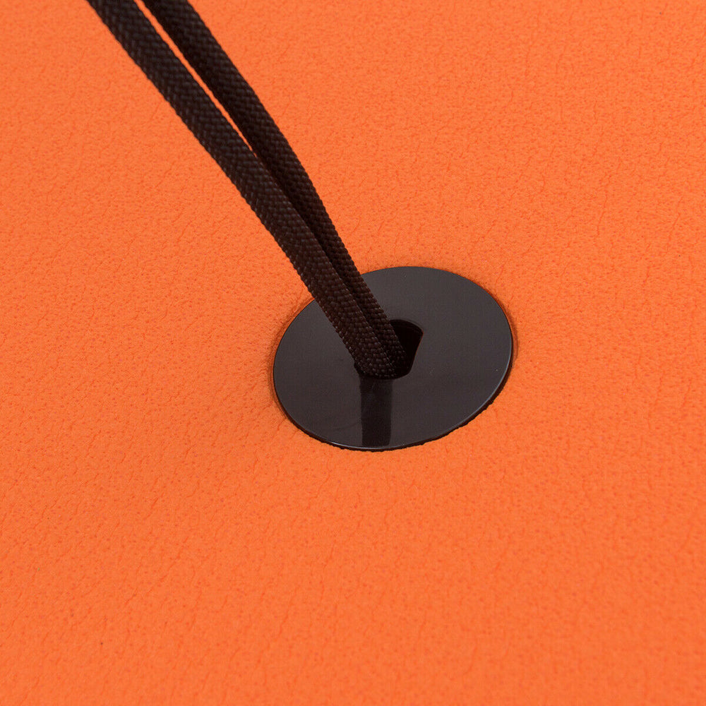Close-up of the bungee tether hole on the 3 Layer Water Floating Pad, made of eco-friendly XPE foam for buoyancy.