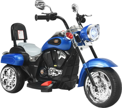 Costway 6V Powered Toddler 3-Wheel Motorbike Ride-On Toy w/ Horn & Headlight 31208694 New