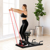 8-in-1 home gym multifunction squat fitness machine with adjustable height, ideal for core and leg workouts.