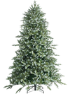 8 Feet Hinged Artificial Christmas Spruce Tree with Mixed PE and PVC Tips