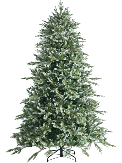 Costway 8' Hinged Artificial Christmas Spruce Tree Mixed PE PVC Tips 72918435 New